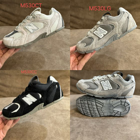 New Balance x MIU MIU NB 530 SL suede and mesh low-top kids' sneakers-4141